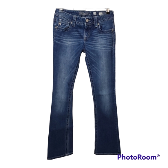 Miss Me Denim - Miss Me | Mid Rise Boot Cut Plain Denim Jeans 26